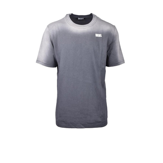 Camiseta de algodón gris