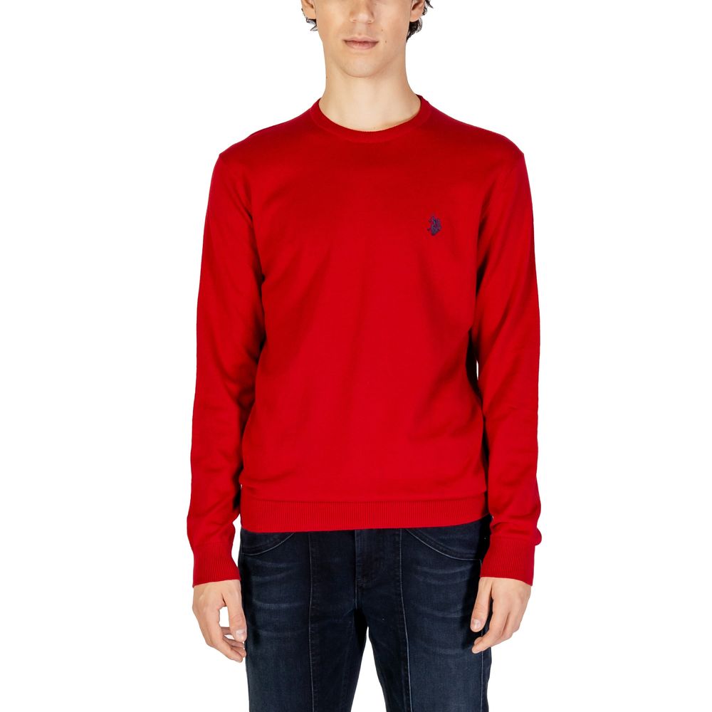 Suéter de algodón rojo