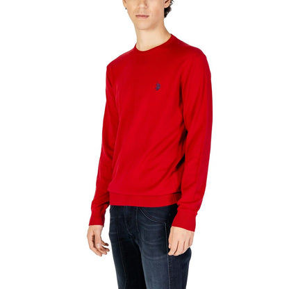 Suéter de algodón rojo