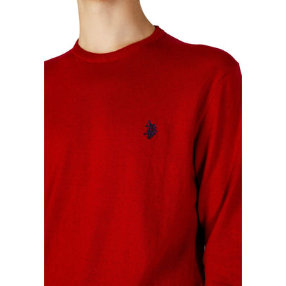 Suéter de algodón rojo