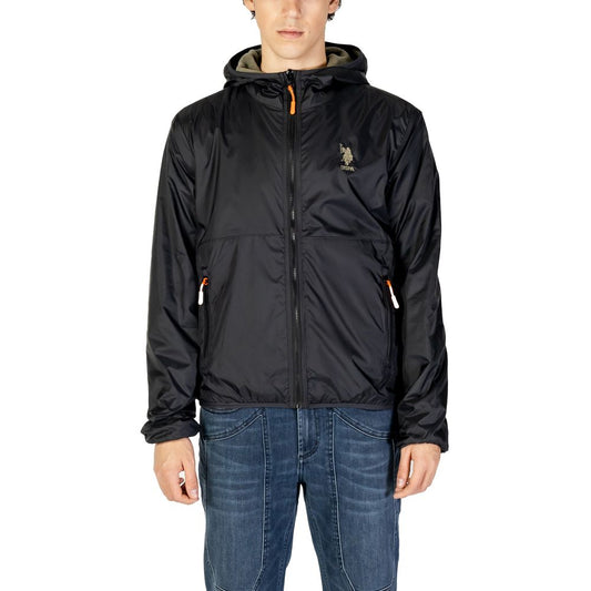 Chaqueta de poliamida gris