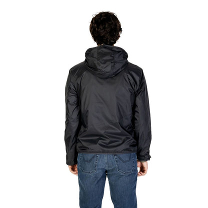 Chaqueta de poliamida gris