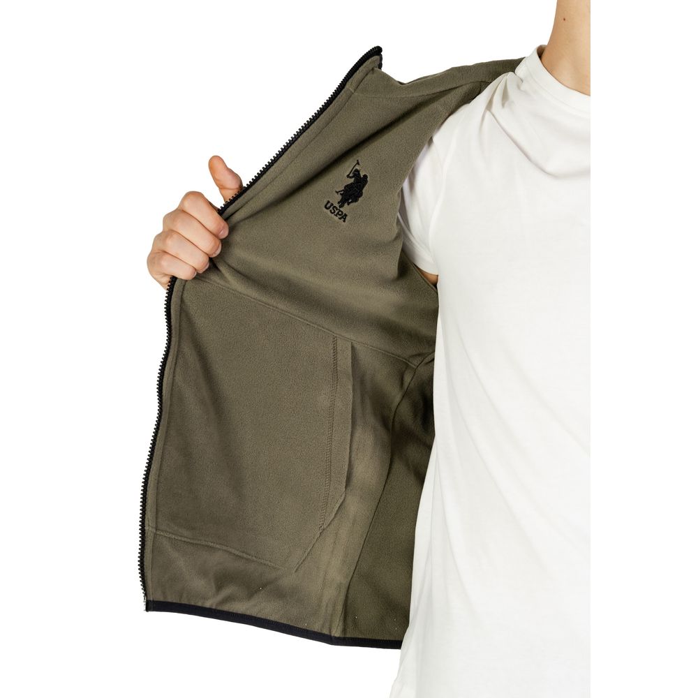 Chaqueta de poliamida gris