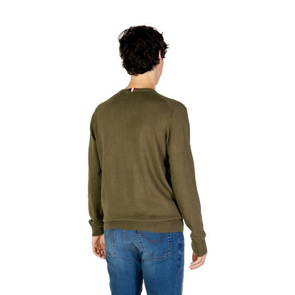Suéter de algodón verde