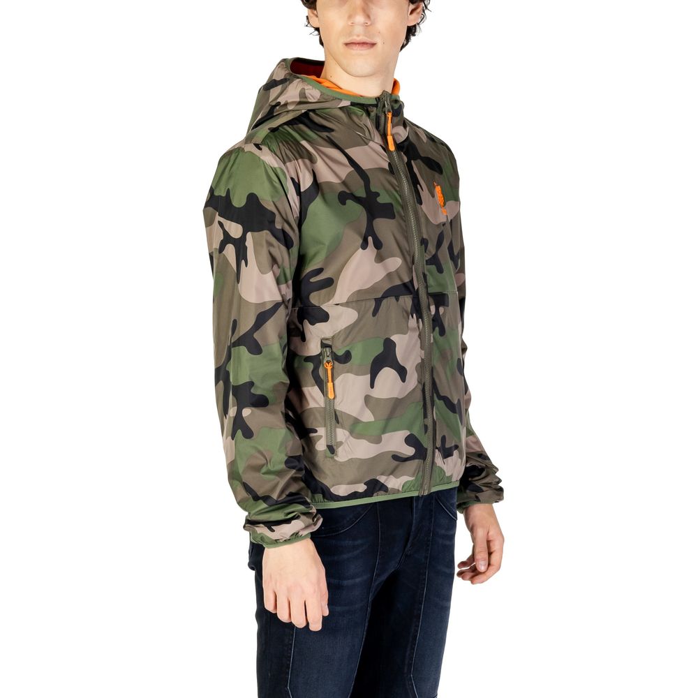 Green Polyamide Jackets & Coat