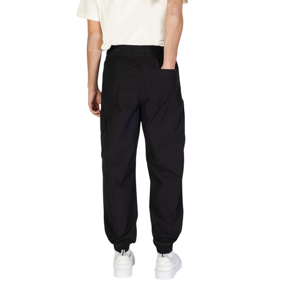 Black Cotton Joggers Workout Pant