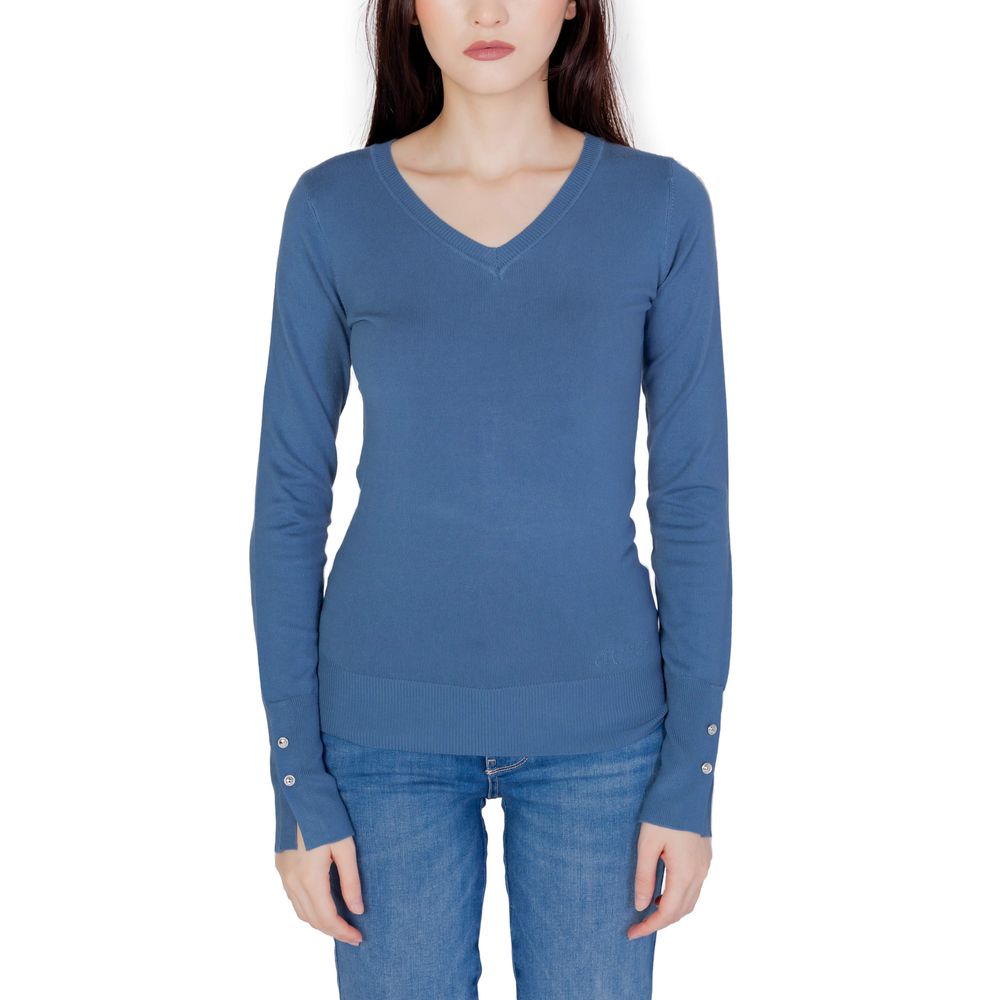 Tops y camisetas de algodón azul