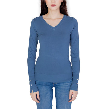 Tops y camisetas de algodón azul