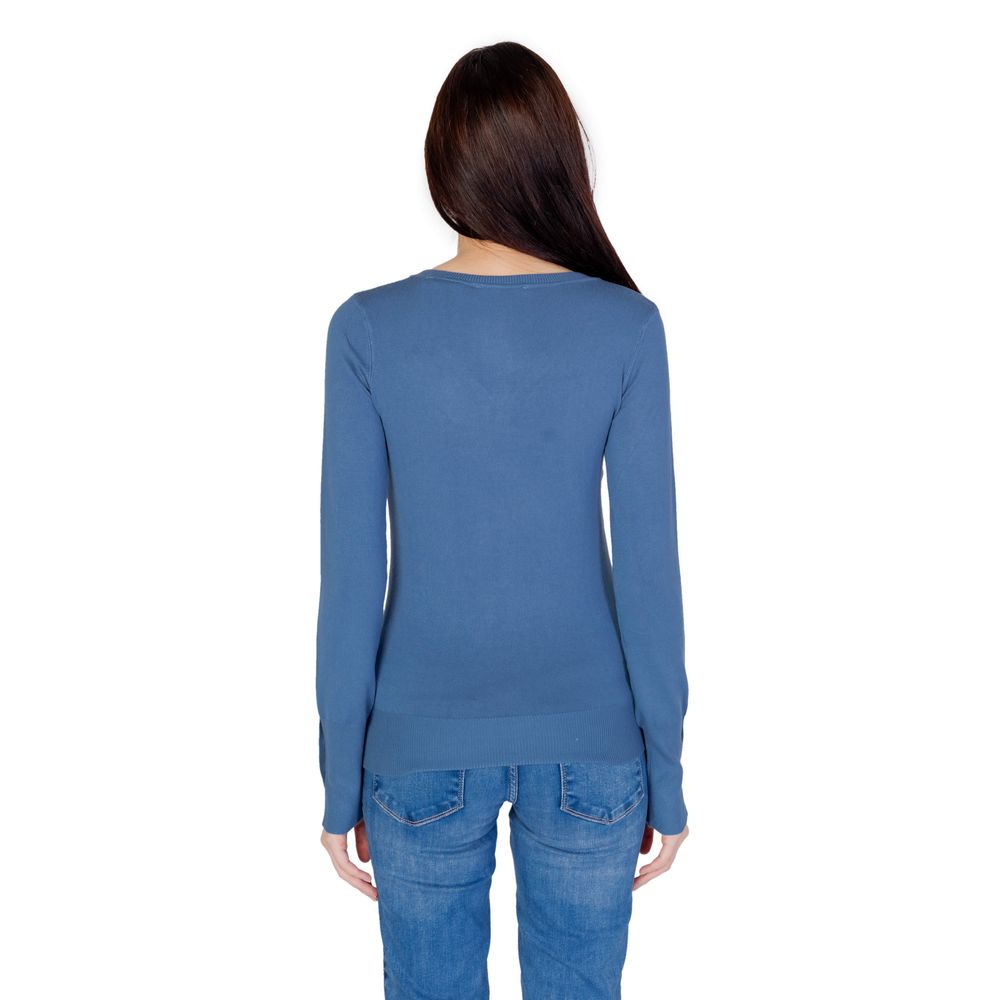 Tops y camisetas de algodón azul