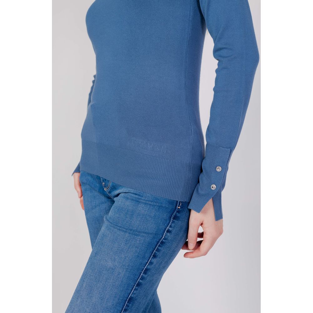 Tops y camisetas de algodón azul