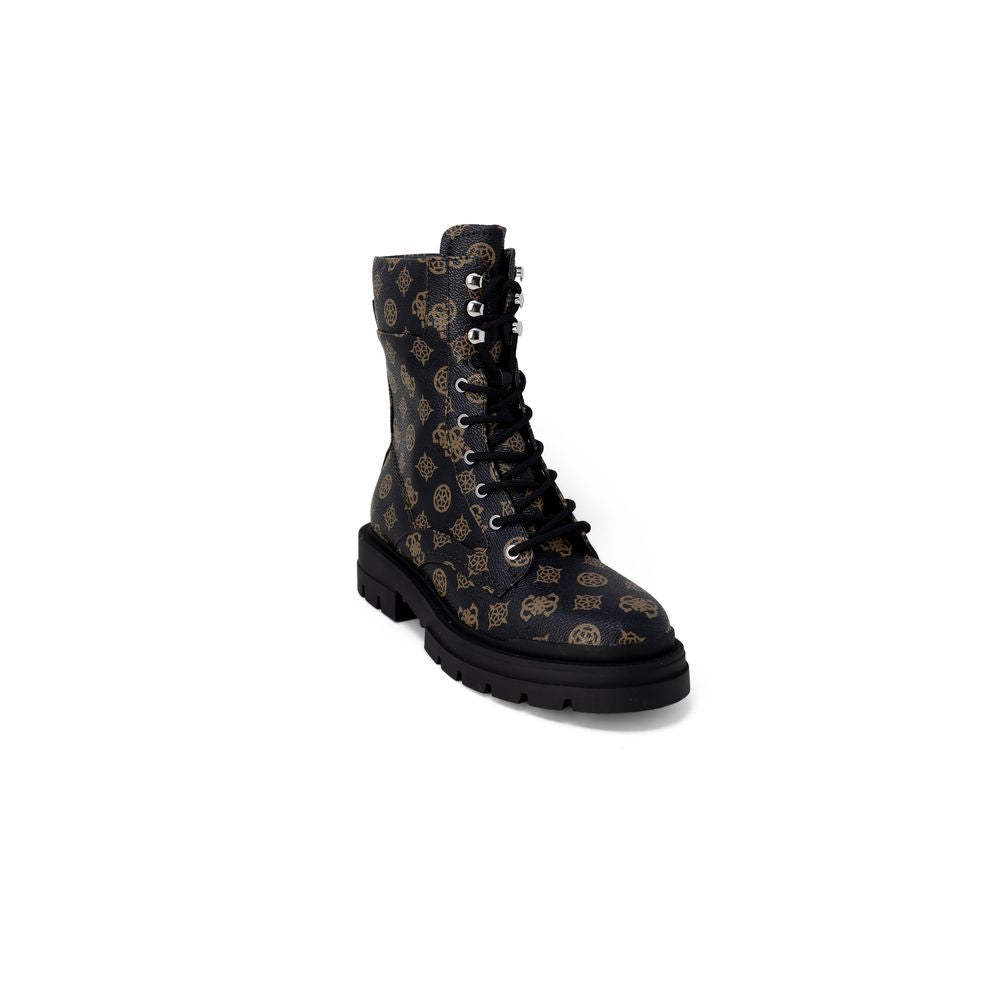 Bota de cuero marrón