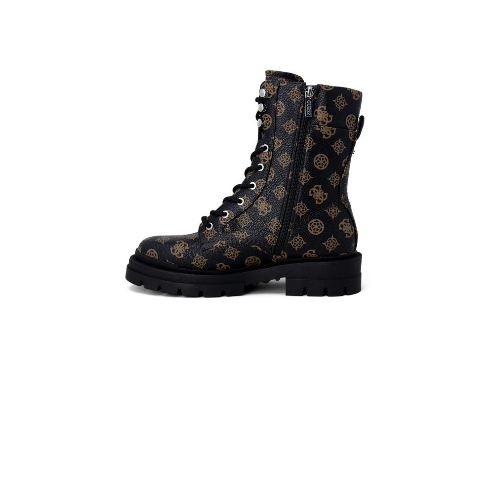 Bota de cuero marrón