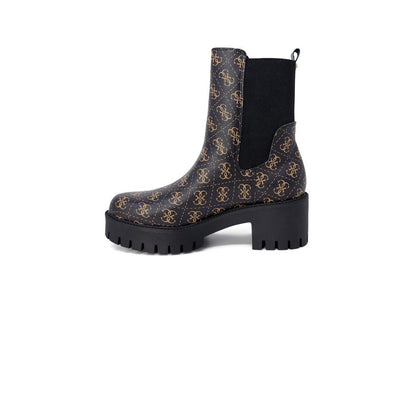 Bota de cuero negra
