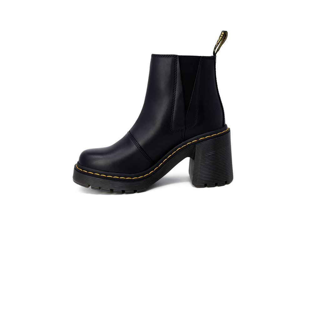 Black Leather High Heel