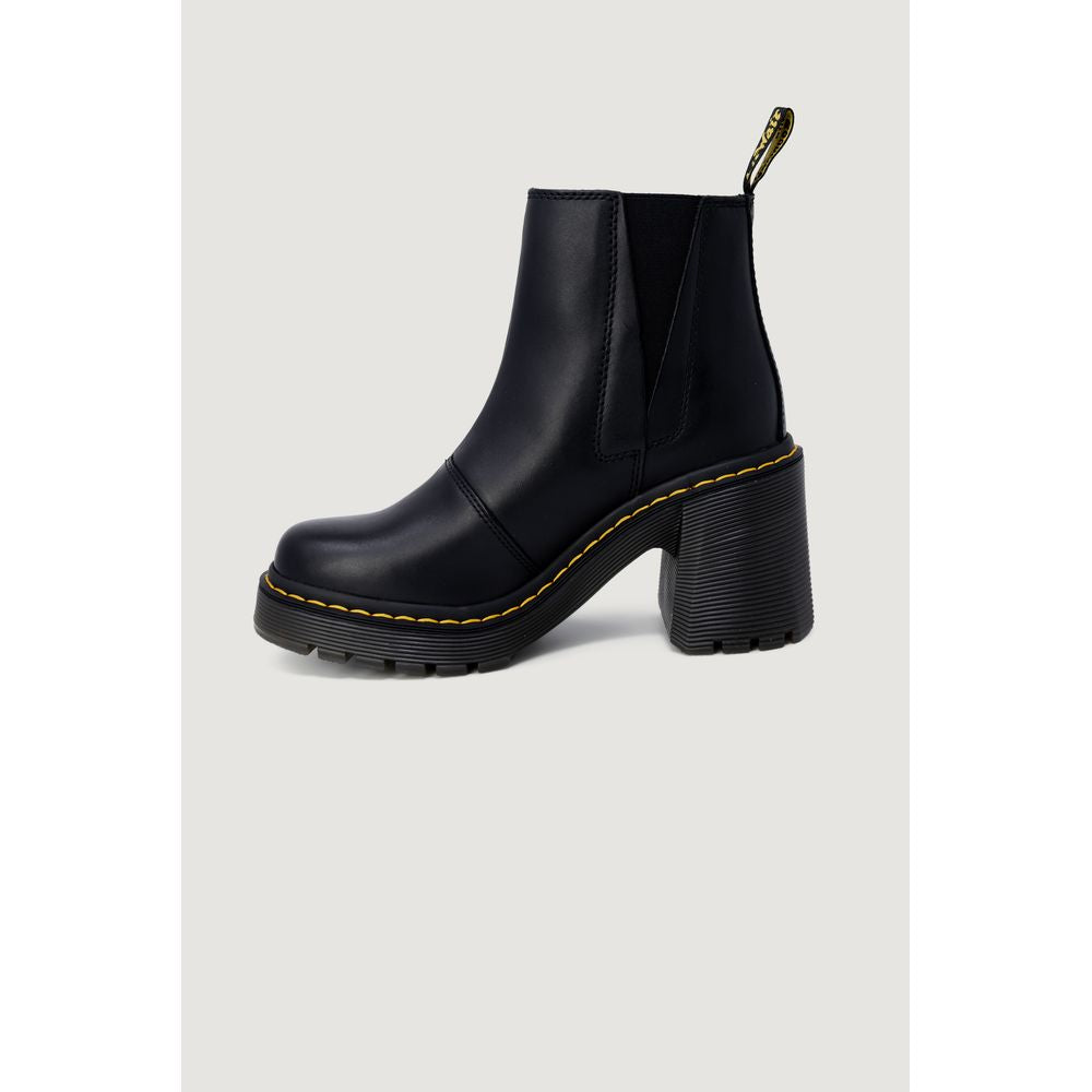 Black Leather High Heel