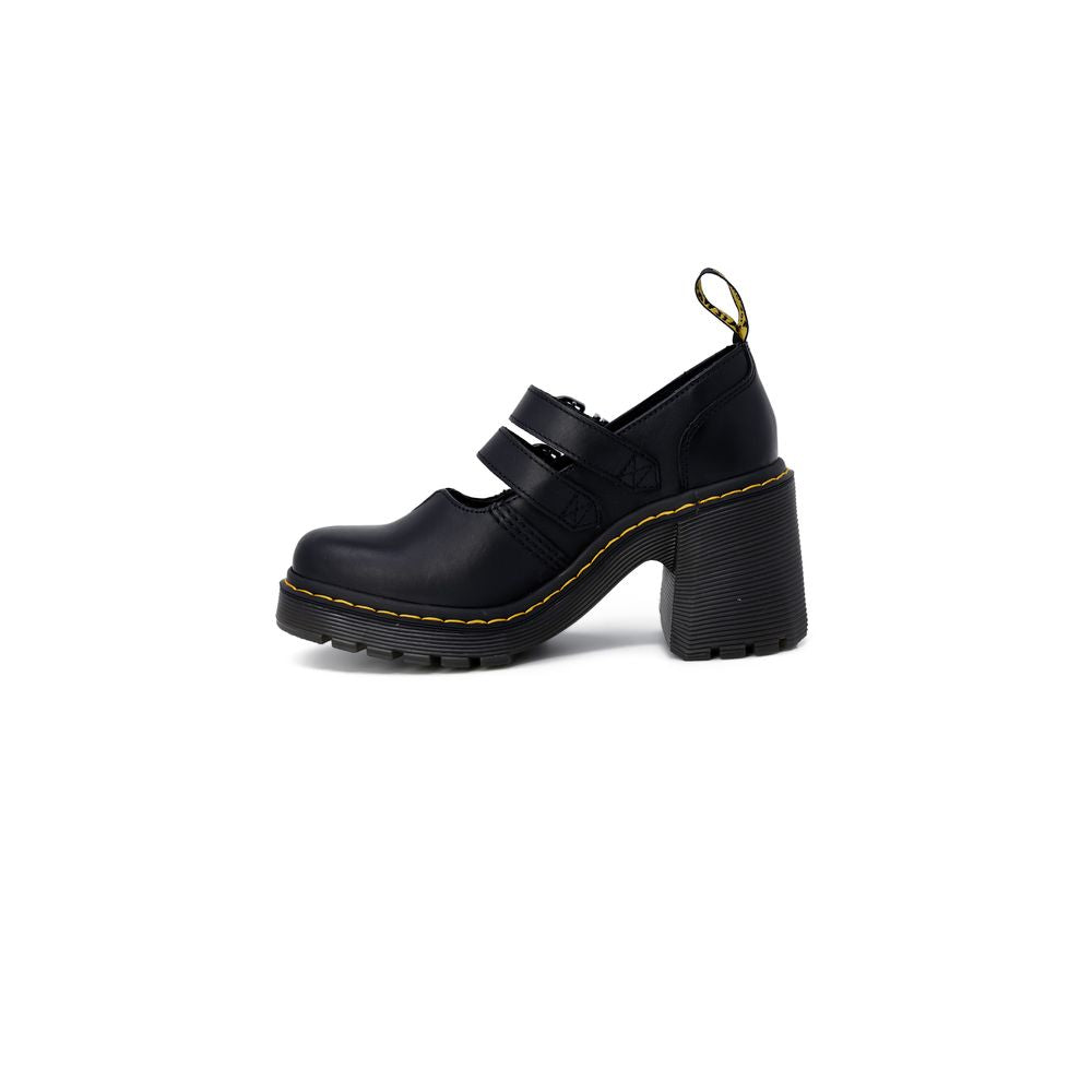 Black Leather High Heel