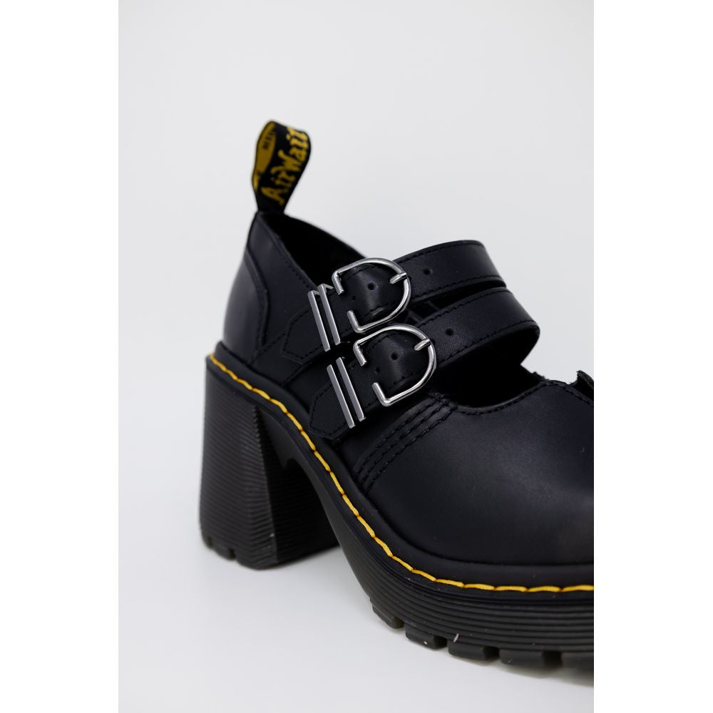 Black Leather High Heel