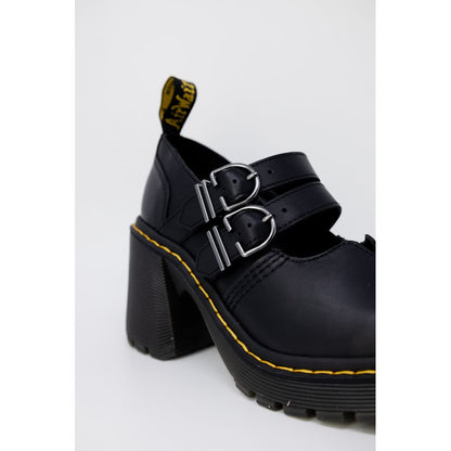 Black Leather High Heel
