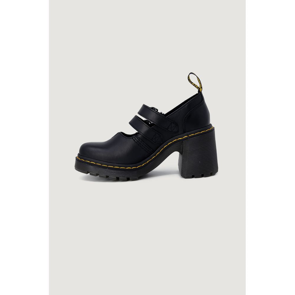 Black Leather High Heel