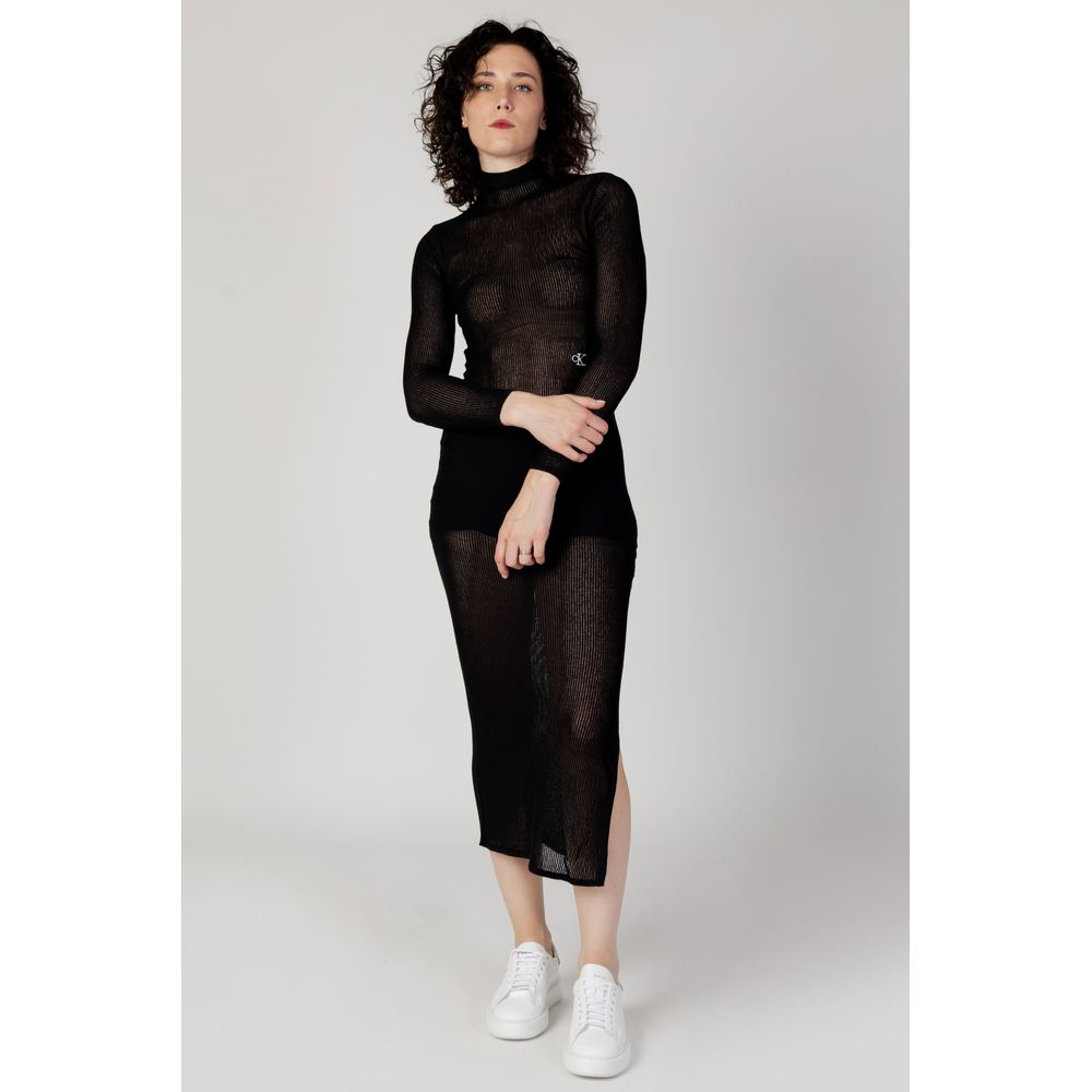 Vestido acrílico negro
