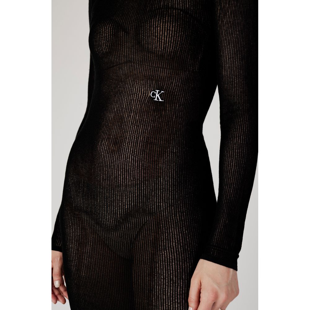 Vestido acrílico negro