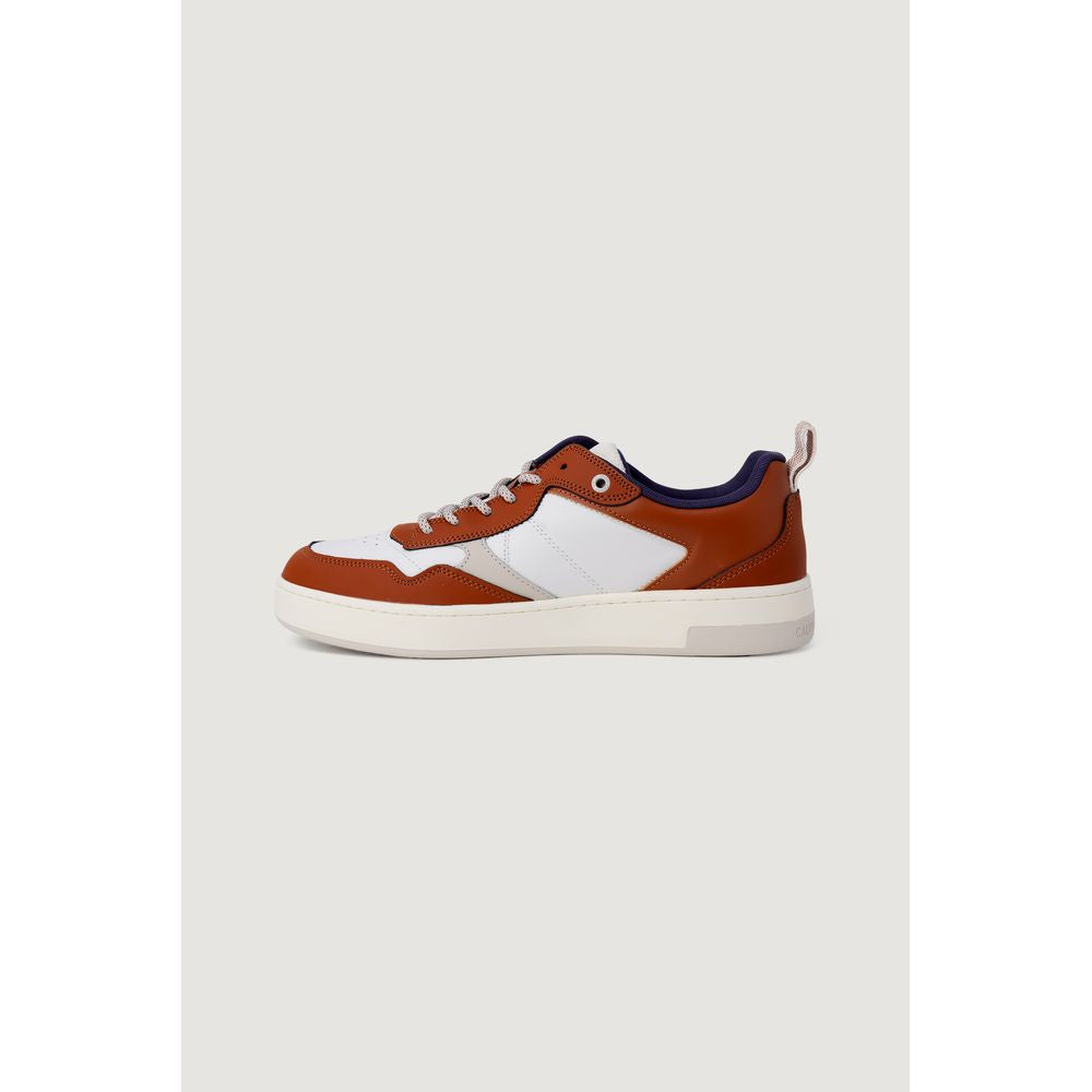 Zapatillas de piel marrón