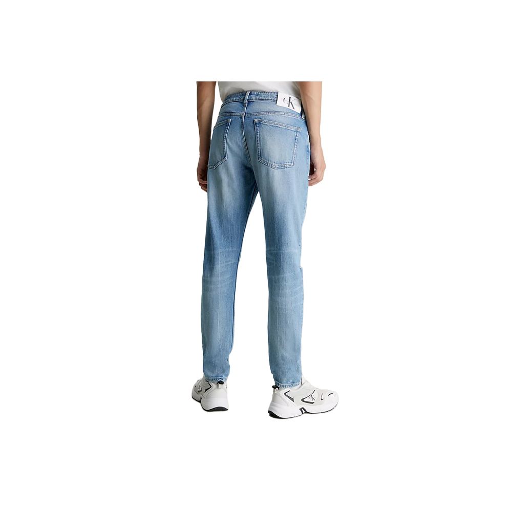 Vaqueros y pantalones de algodón azul