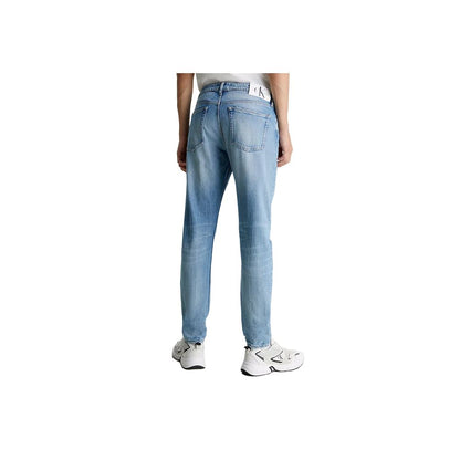 Vaqueros y pantalones de algodón azul