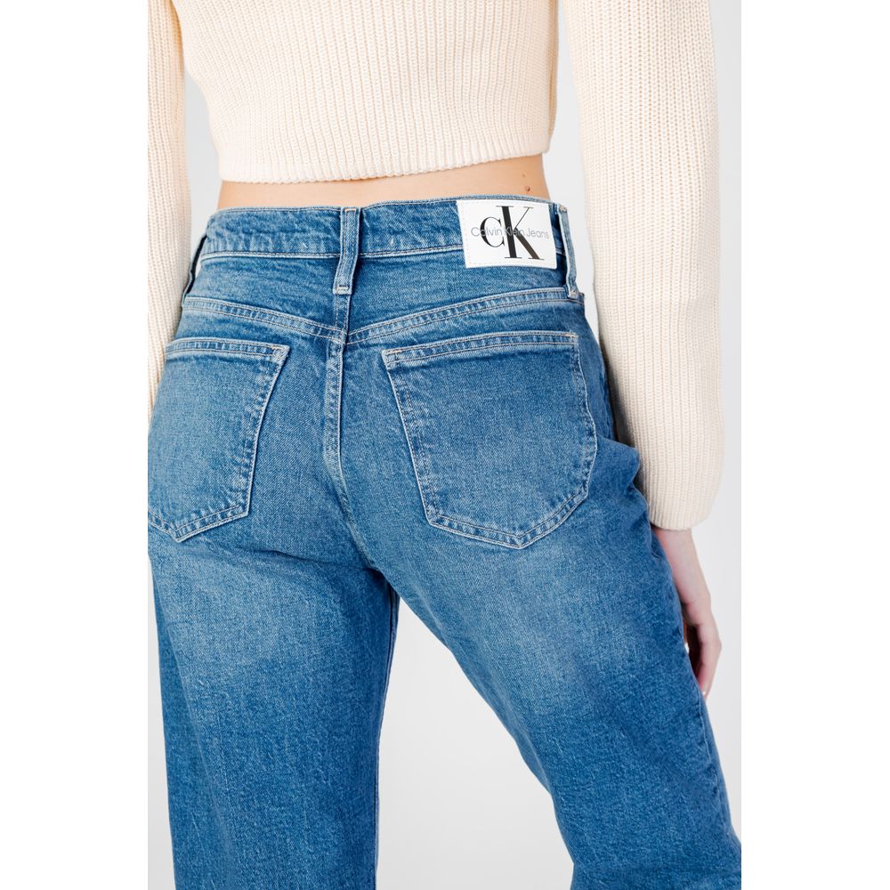 Vaqueros y pantalones de algodón azul