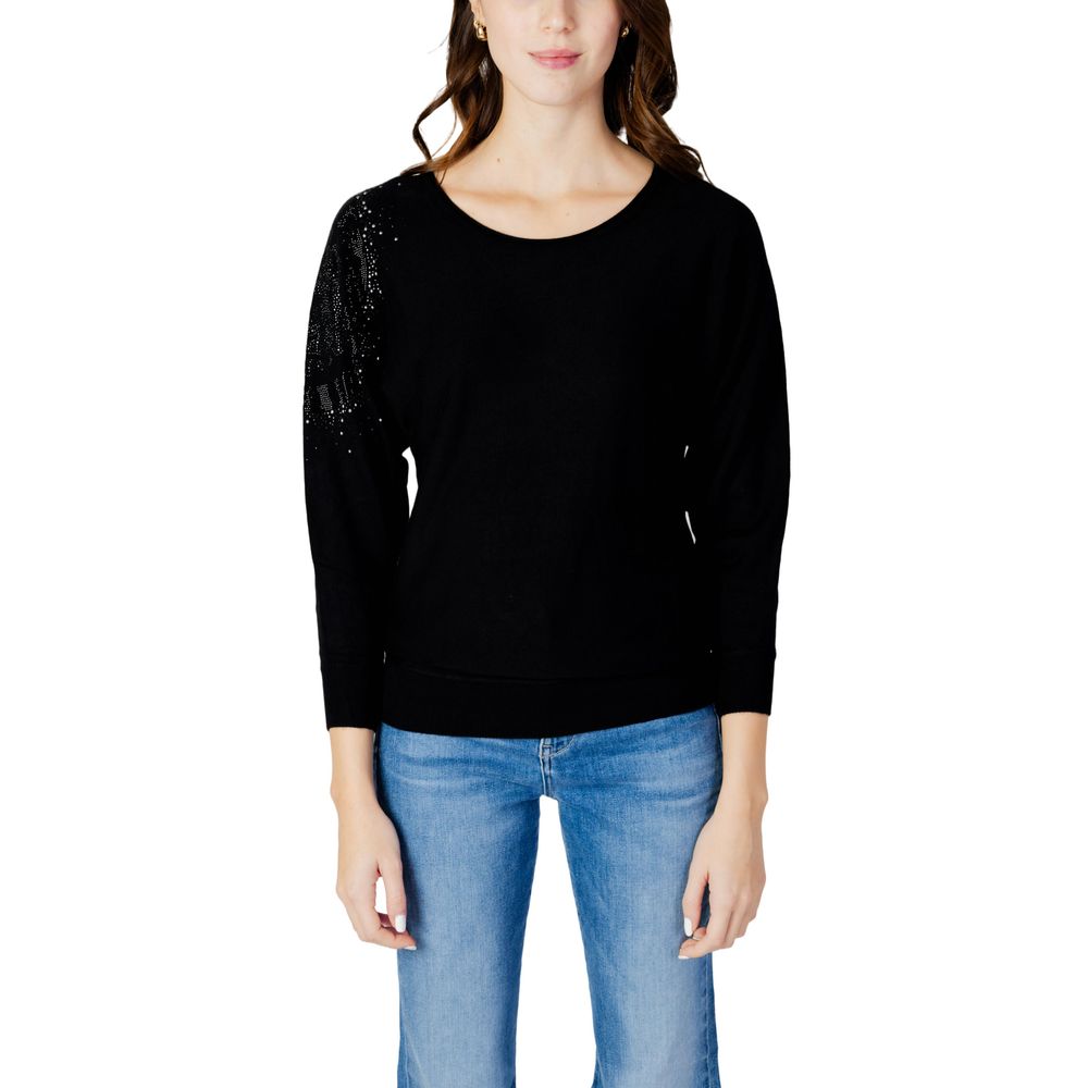 Tops y camisetas de viscosa negra