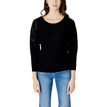 Tops y camisetas de viscosa negra