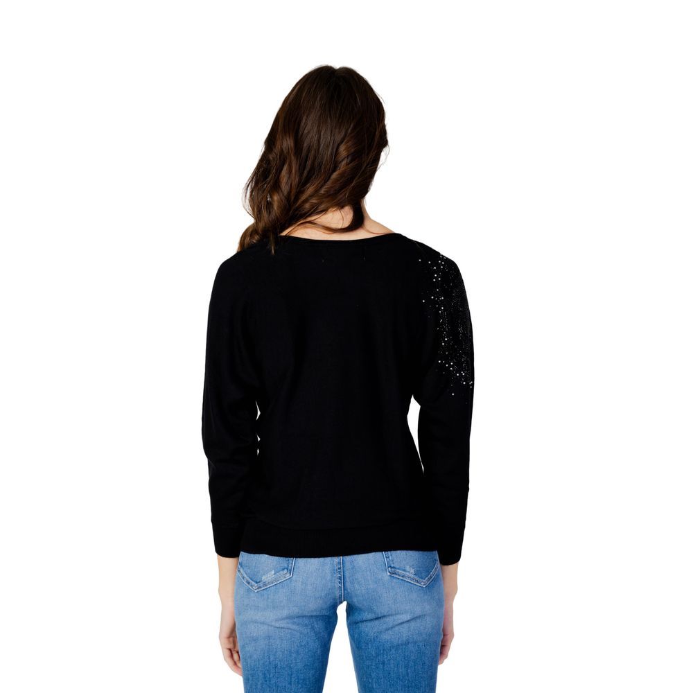 Tops y camisetas de viscosa negra