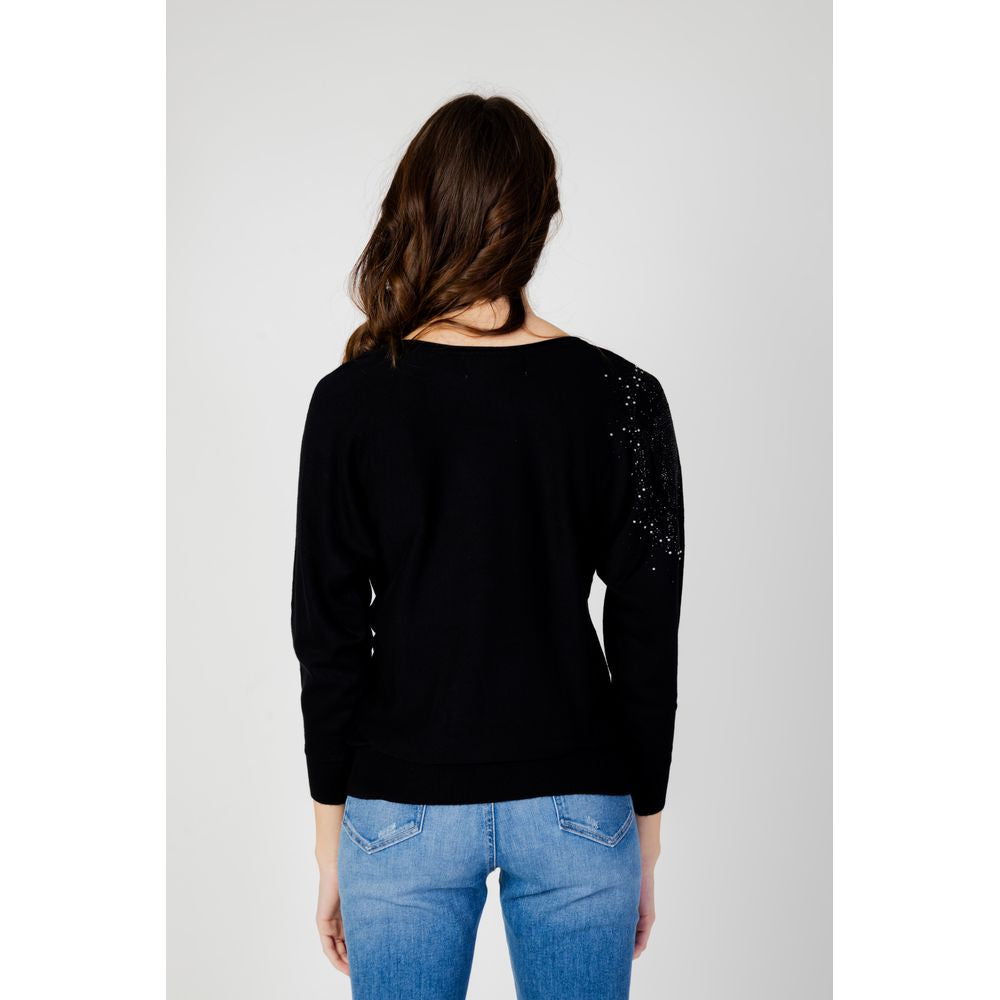 Tops y camisetas de viscosa negra