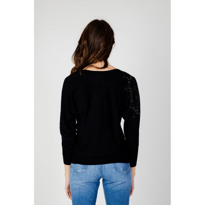 Tops y camisetas de viscosa negra