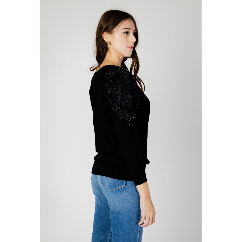 Tops y camisetas de viscosa negra