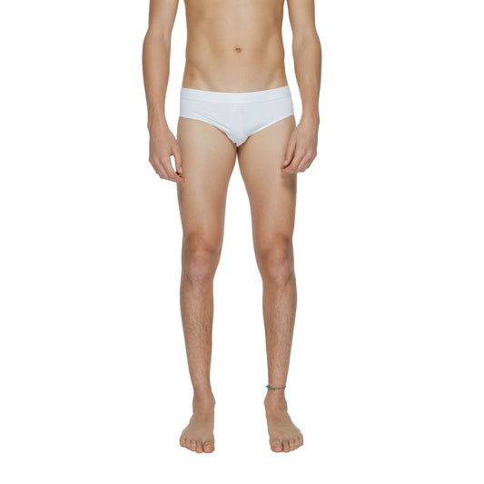 Traje de baño de poliamida blanca
