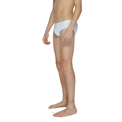 Traje de baño de poliamida blanca