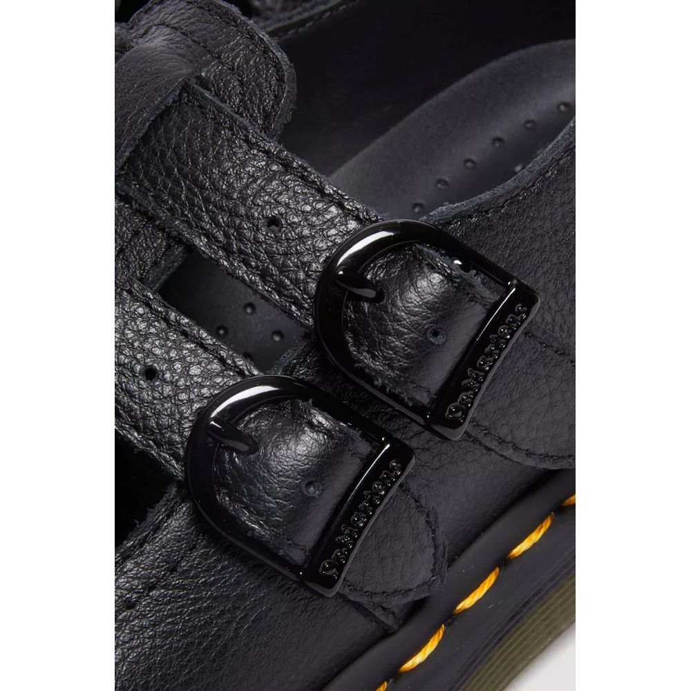 Black Leather Platform
