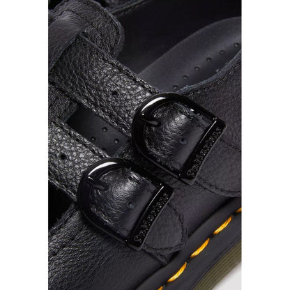 Black Leather Platform