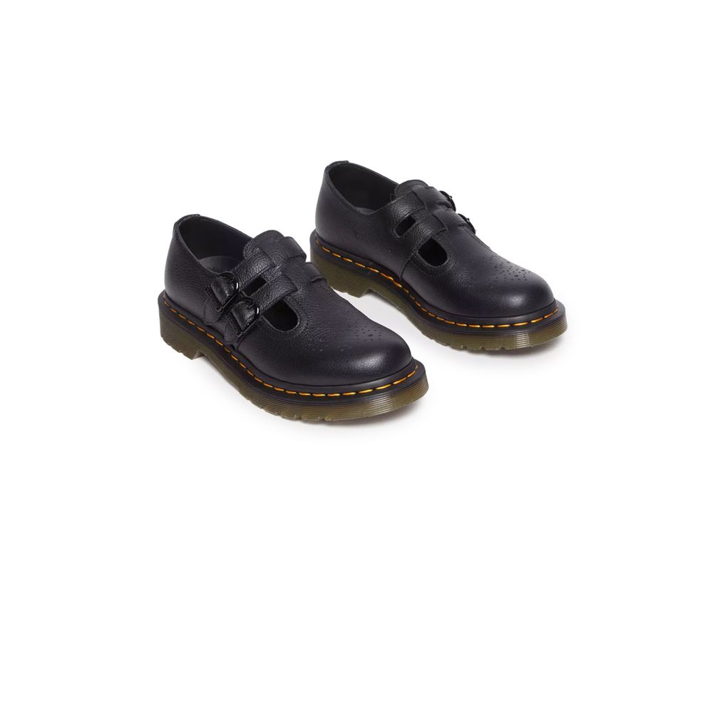 Black Leather Platform