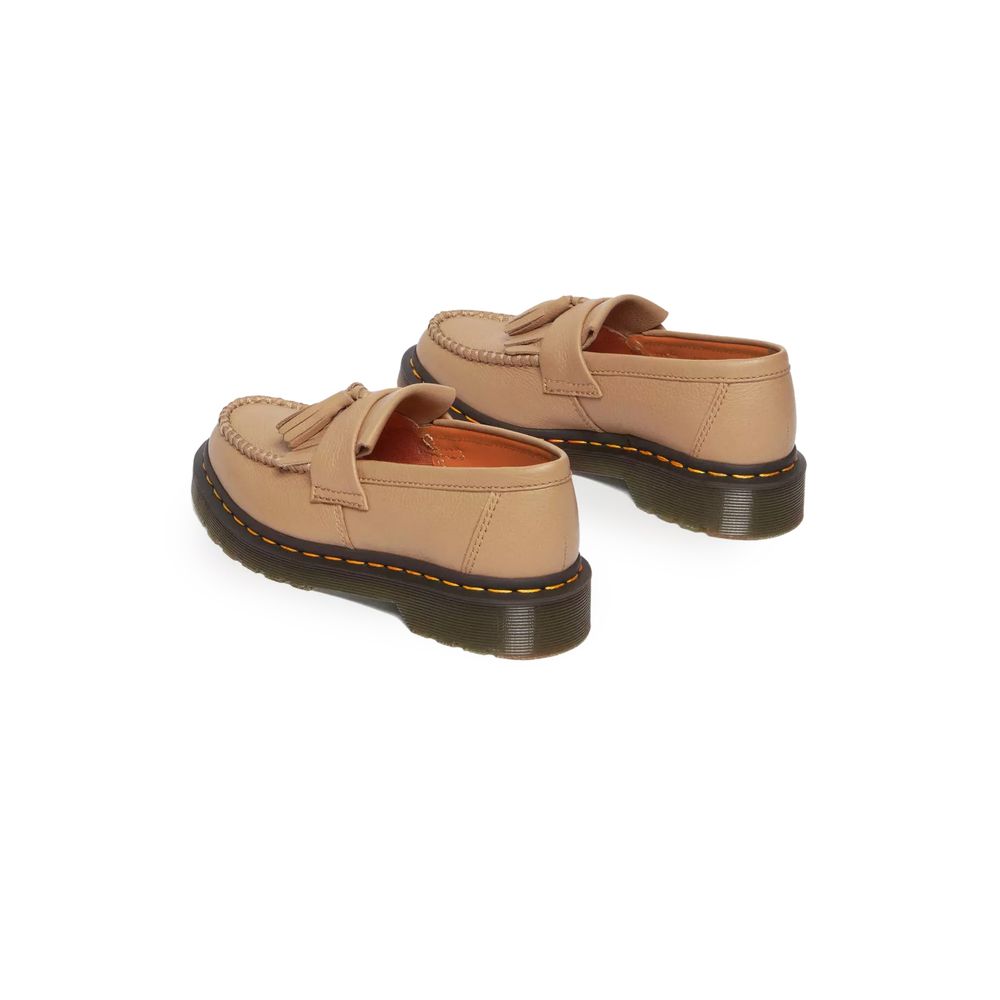 Beige Leather Platform