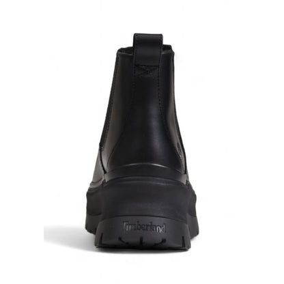 Bota de cuero negra