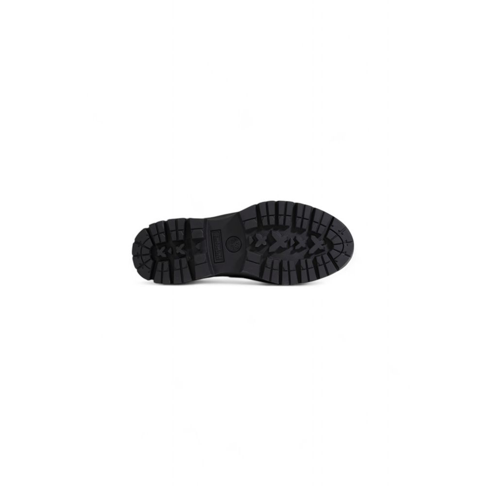 Bota de cuero negra