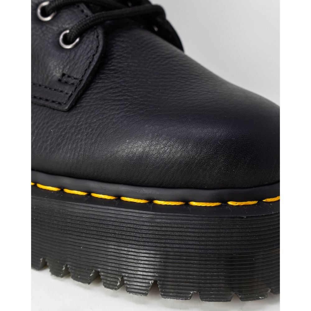 Bota de cuero negra