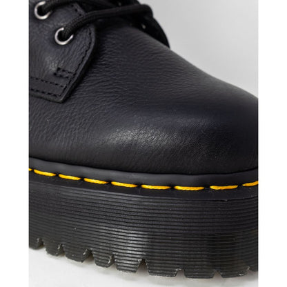 Bota de cuero negra