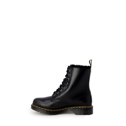 Bota de cuero negra