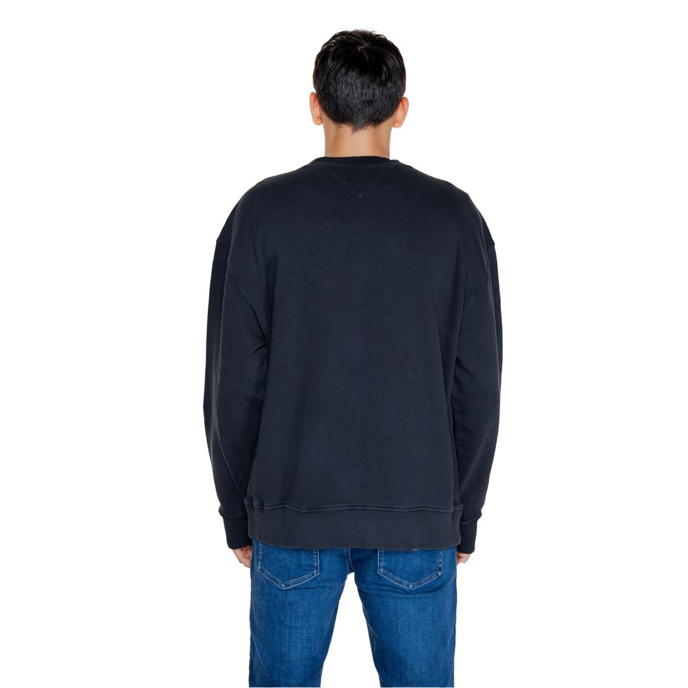 Black Cotton Sweatshirt