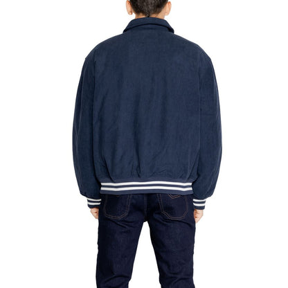 Chaqueta de poliéster azul