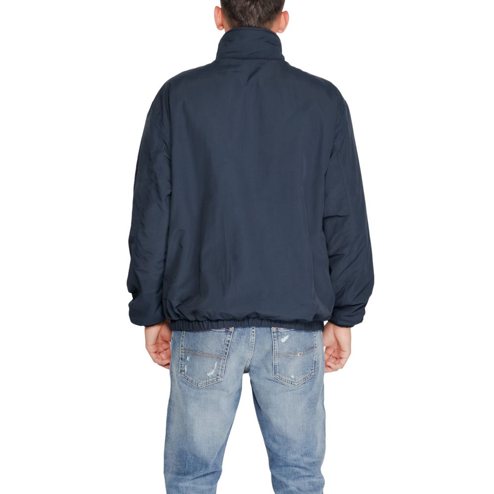 Chaqueta de poliéster azul