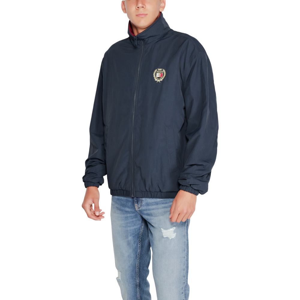Chaqueta de poliéster azul